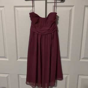 Strapless purple/red Cocktail Dress